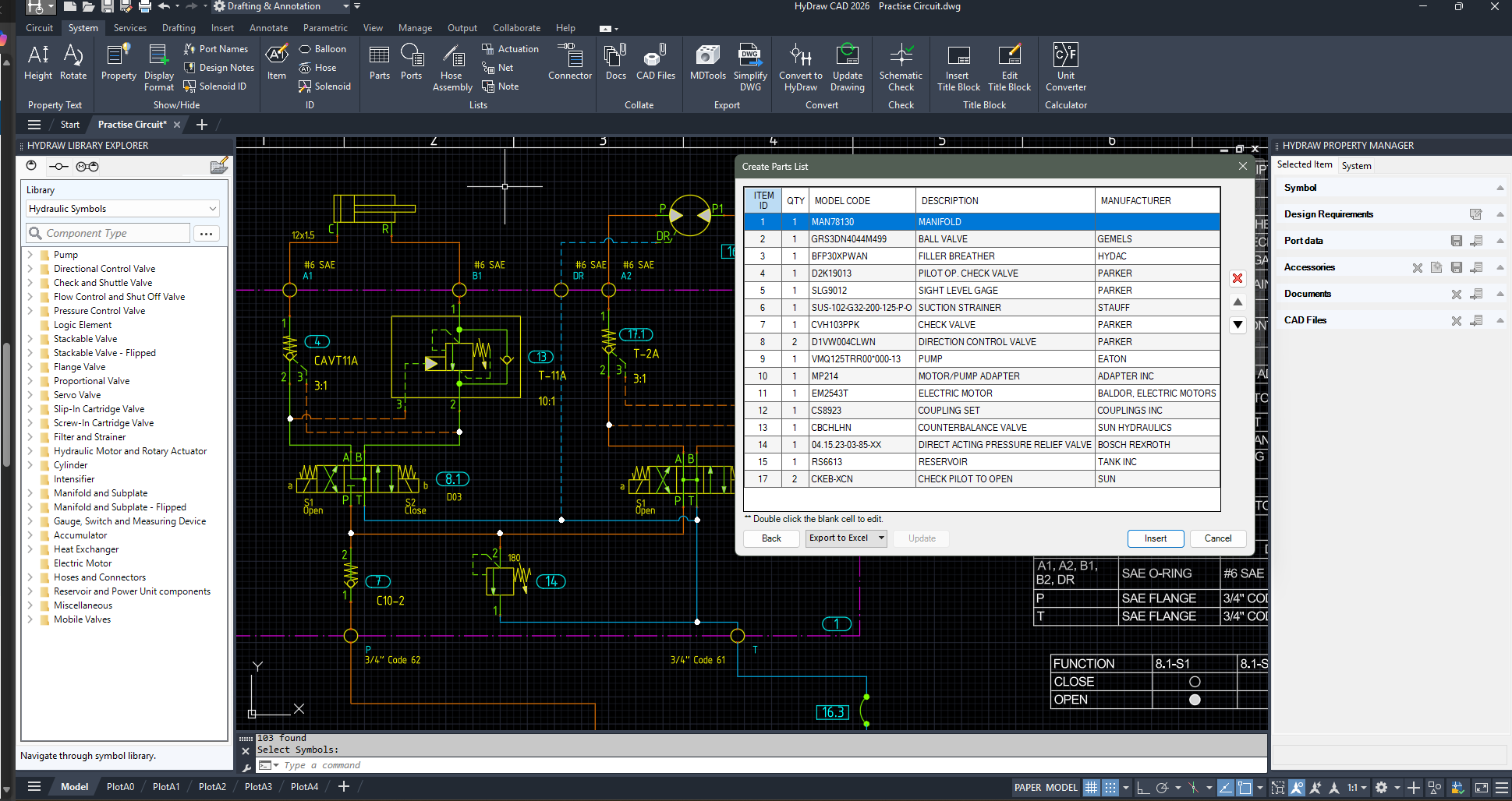 Auto Parts List-BOM and System Pricing